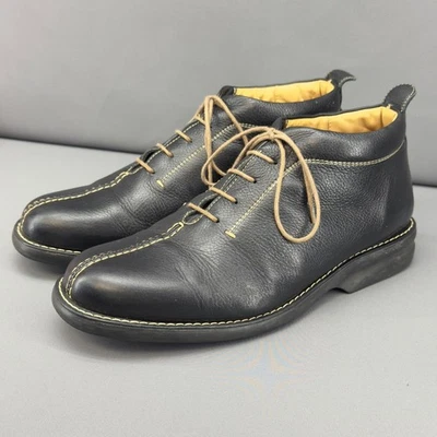 Zapatos Oxford Sandro Moscoloni Vineyard de cuero negro con cordones para hombre 9,5D Foto 1 de 4