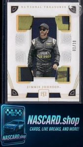 2023 Panini National Treasures Jimmie Johnson Quad Race Pneumatici Usati Prime #01/10 - Foto 1 di 2