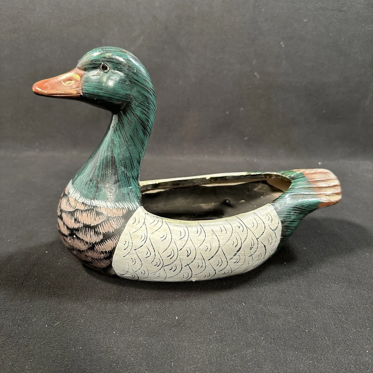 Goldene Keramik-Ente – Mini-Skulptur, Handgefertigt, Ca. 7,6 Cm, Deko Für Zuhause & Büro