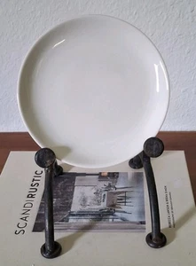 Plato de pan blanco iroqués vintage MCM Russel Wright 6,5" mediados de siglo moderno - Imagen 1 de 3