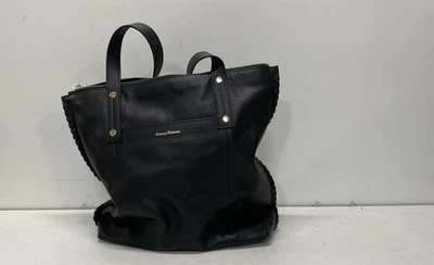 Cartera de mano grande Tommy Bahama para mujer negra dorada con herrajes Foto 1 de 4