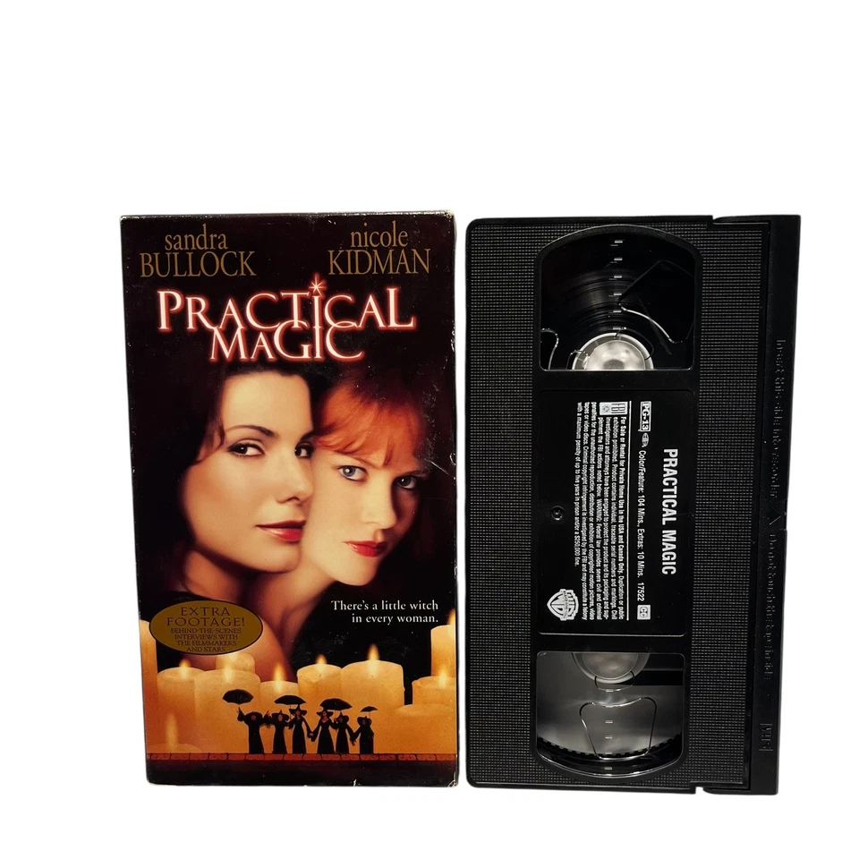Practical Magic VHS Sandra Bullock, Nicole Kidman V11 - Image 1 of 4