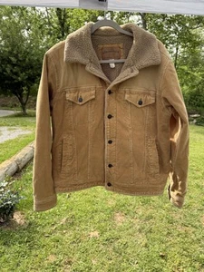 Aeropostale Vintage Styled Corduroy Sherpa Jacket Size Medium - Picture 1 of 4