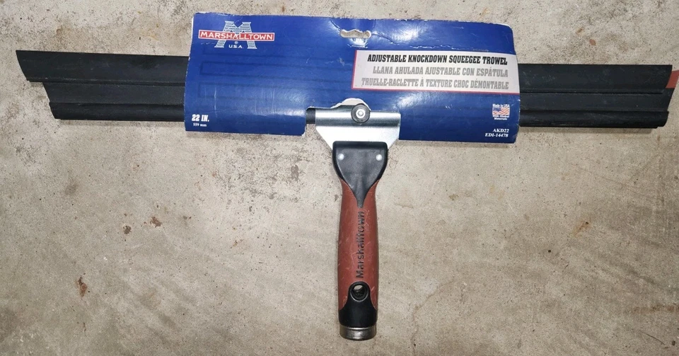 Marshalltown ~ Derriba ajustable AKD22, paleta escobilla de goma, 22", hecha en EE. UU.🇺🇸 Foto 1 de 4