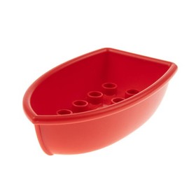1x Lego Duplo Boat 7x4 Red 8 Stud Ship Peter Pan Set 10526 6035165 13535
