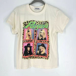 Daydreamer Poison Talk Dirty To Me Tour Tee Short Sleeve Small Cream - Picture 1 of 6