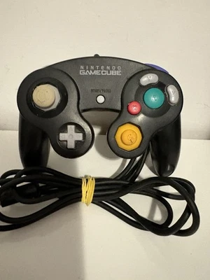 Controller NINTENDO GAMECUBE DOL-003 Joypad Originale Nero - Immagine 1 di 3