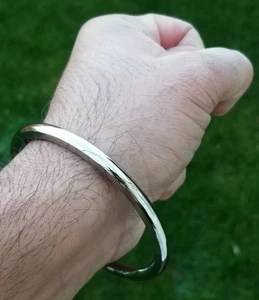 Edelstahl glatt Punjabi Sikh Singh Kaur Khalsa Kara Kada Armband Geschenk - Bild 1 von 9