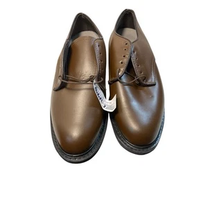 CAPPS Colonel Army Service Uniform Walnut Leather Dress Shoes Size 10D 90259-A - Picture 1 of 9