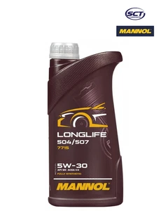 1 Litro Olio Motore Mannol  5w30 Longlife  Acea C3 VW 504/507  Porsche C30 - Foto 1 di 2