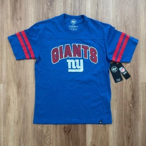 '47 New York Giants NFL T-Shirt Men's Small Blue Short Sleeve Football Tee - Picture 1 of 6