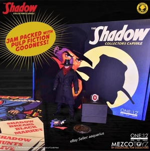 Mezco Gold Label Limited Edition The Shadow Street & Smith Capsule Set - Picture 1 of 7