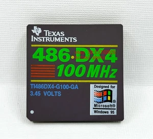 486DX4-G100-GA Green Edition, Vintage CPU Collection - Picture 1 of 5