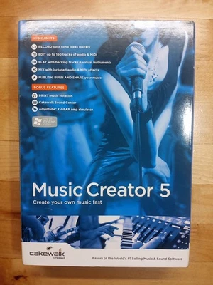 Music Creator 5 / Cakewalk By Roland PC Brand New SEALED Home Recording Software - Image 1 of 4