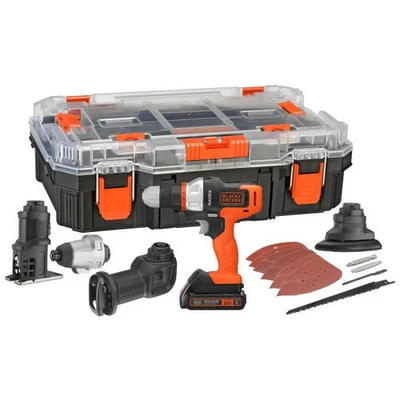 Juego de 4 taladros matriciales BLACK+DECKER 20V - BDCDMT1204KITC1 Foto 1 de 4