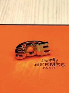 HERMES Silber Schal Ring Accessoire für Damen unbenutzt stilvolles Design ohne Karton kostenloser Versand - Bild 1 von 12