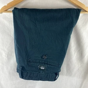 Mens Vans Chino Pants W32 L32 32R 33x32 Black Skater Straight Trousers Stretch - Picture 1 of 11