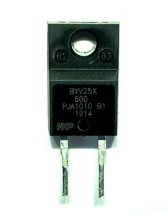 BYV25X-600 Fast recovery diode 600V 5A TO-220F Genuine NXP part tested x 1 pcs - Imagen 1 de 1
