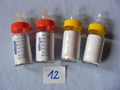 4 Mini - Klinikfläschchen für Frühchen oder Reborn  80er / 90er Jahre   Nr. 12 - Bild 1 von 4