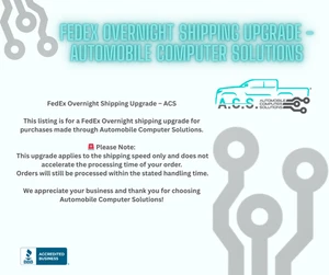 FedEx Overnight Shipping Upgrade -Automobile Computer Solutions - Bild 1 von 1