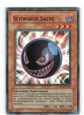 Yugioh SCHWARZE SALVE , crms-de015 Super Rare deutsch Near Mint  - Bild 1 von 2