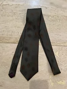 G Galvani formelle Herrenkrawatte grün geometrisch - Bild 1 von 2