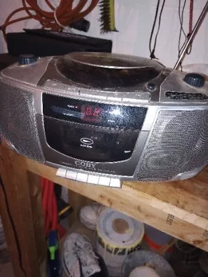 RaRe Coby CX-CD248 Disc CD Cassette Radio Stereo System Working - Image 1 of 3