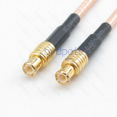 MCX male plug to MCX male straight connector RF RG316 Coaxial Pigtial Coax cable - Image 1 of 4