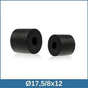 HP-1 Ø17,5/8x12 NK 70°Shore Gummipuffer Hohlpuffer - Picture 1 of 2