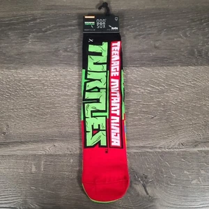 ODD SOX Teenage Mutant Ninja Turtles Unisex Mid Calf Crew Socks Size 8-12 New - Picture 1 of 6