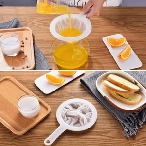 Reusable Nylon Ultra Fine Filter Mesh Strainer Spoon Sieve Soy Milk Juice Co _in - Picture 1 of 12