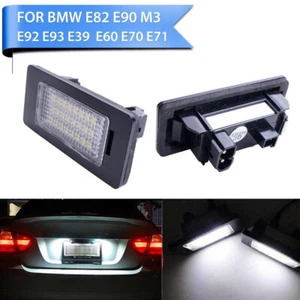 2x 24 LED License Plate Number Lights For BMW E90 M3 E92 E70 E39 F30 E60 E61 E93 - Picture 1 of 7