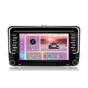 7" Android Car Stereo Radio For VW Volkswagen Golf CC Passat Carplay GPS Navi BT - Picture 1 of 15