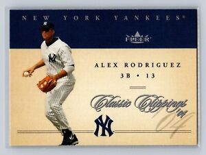 2004 Fleer Classic Clippings Insert #5 Alex Rodriguez New York Yankees NM-MT