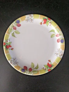 Lotto 24pz Piatti Dolce Iride Porcellana Decoro Lamponi Diametro 20cm - Foto 1 di 8