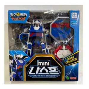 Geo Mecha Beast Guardian NASHORN MINI Blue Rhino Transforming Robot - Picture 1 of 4