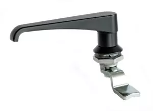 Keyless Black L Handle Cam Lock Latch RV Truck Cabinet Box Panel Door Garage - Picture 1 of 5