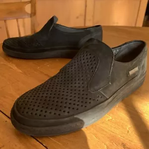 Mocasines para hombre Mephisto negros Perferated Vamp talla 7,5 M - Imagen 1 de 10