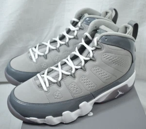 Size 7Y - Nike Air Jordan 9 Retro GS Cool Grey White Shoes HV4574-011 Fast Ship - Picture 1 of 7