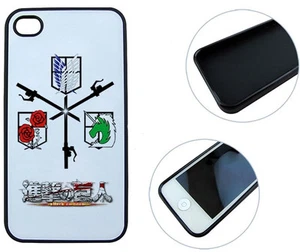 Attack on Titan Shingeki no Kyojin Anime / Manga Etui na telefon iPhone 4 / 4S! - Zdjęcie 1 z 1