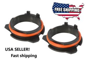 2x BMW E39 5-Series H7 LED Bulbs Adapter Mercedes E63 E55 FOG Lights sockets NEW - Picture 1 of 20