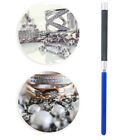 Aluminum Sandpaper Ruler Jewelry Polishing Tool Manual Sandpaper Stick Blue TTU