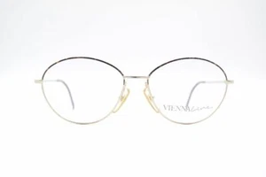 Vintage Vienna Line 1621 57[]16 130 Braun Gold oval Brille eyeglasses NOS - Picture 1 of 6