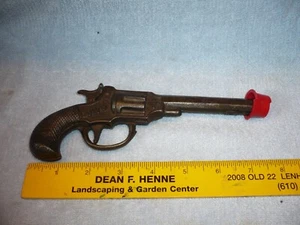 circa 1890 cowboy by ives Cast Iron Pistol single shot - Picture 1 of 3