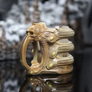 H.R Giger Style Alien Pen Container H12cm Cup Holder Model Ornament Collection - Picture 1 of 5
