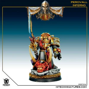 Hitech Miniatures: Iron Chancellor Percivall Inferno FitsDaemonhunter Terminator - Bild 1 von 3