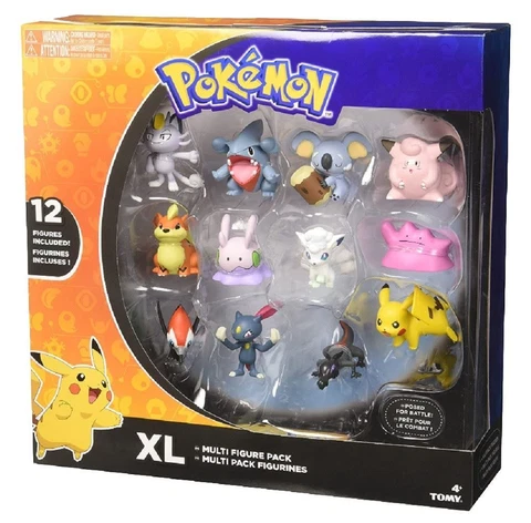 Pokemon XL Multi Figure Pack 12 Figures by TOMY Cover