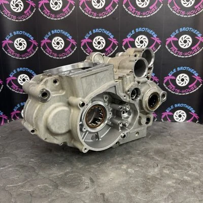 00 - 2003 ktm 450 SX IZQUIERDA DERECHA MOTOR CÁRTER CÁRTER CÁRTER BLOQUE 14MM JUEGO DE CAJAS Foto 1 de 4