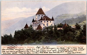 1910er Schloss Pallaus B. Brixen Italien Burgberg hinten Postkarte - Bild 1 von 2