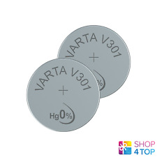 2 VARTA 301 SR43SW BATTERY SILVER 1.55V COIN BUTTON CELL WATCH EXP 2025 NEW